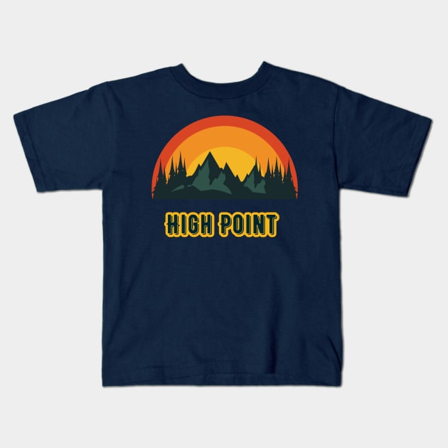 High Point Kids T-Shirt by Canada Cities